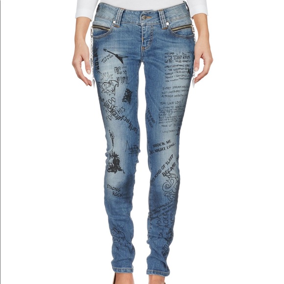 👖🎉 MET 🇮🇹 jeans size 28 - Picture 1 of 10